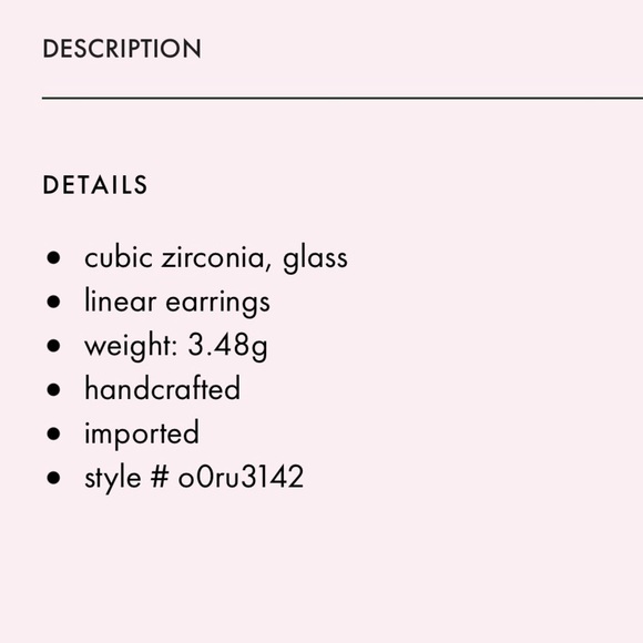 NWT KATE SPADE ♠️ PRECIOUS PEARLS LINEAR EARRINGS - Picture 7 of 7